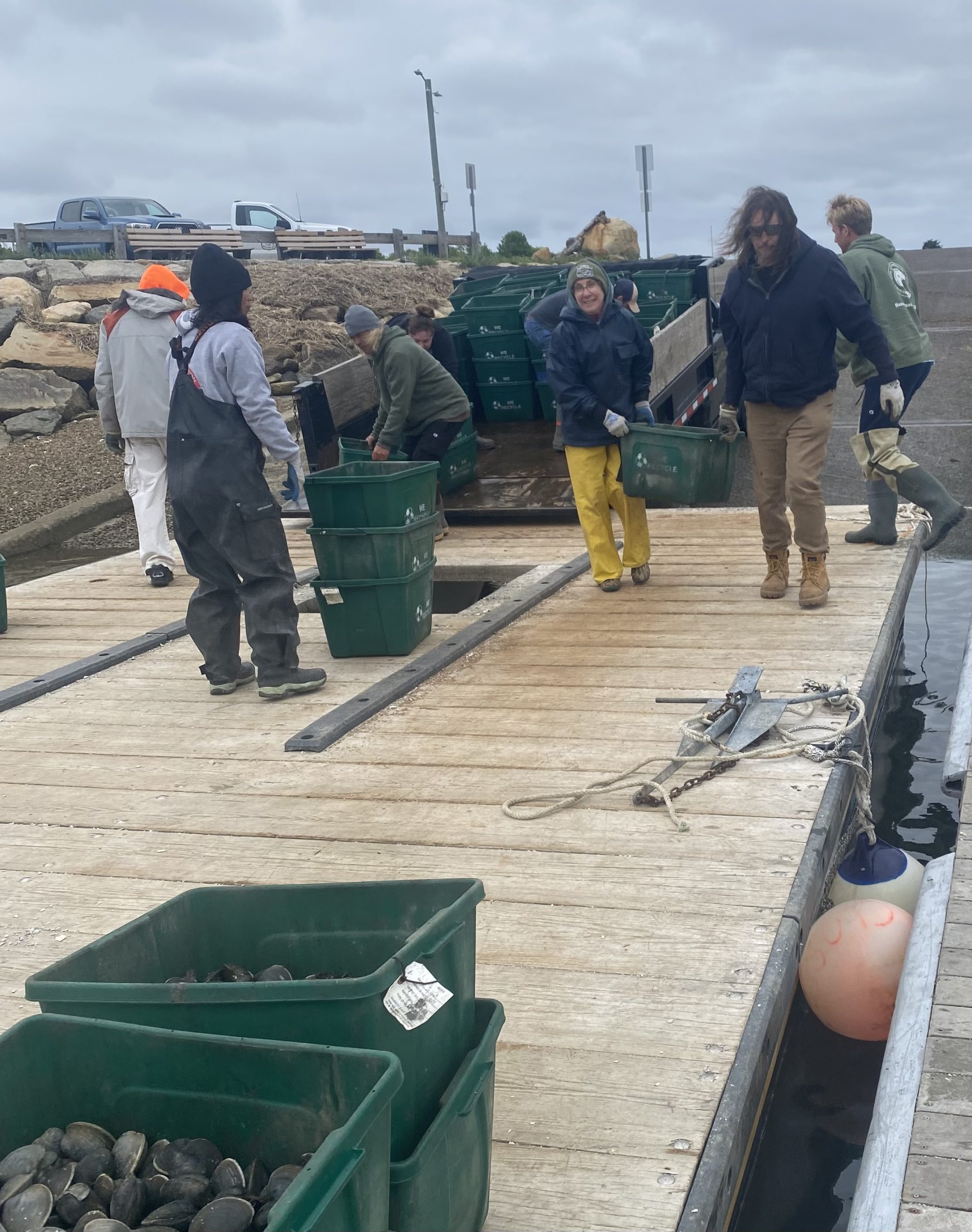 Photo Gallery: Volunteers make for a clam-tastic relay
